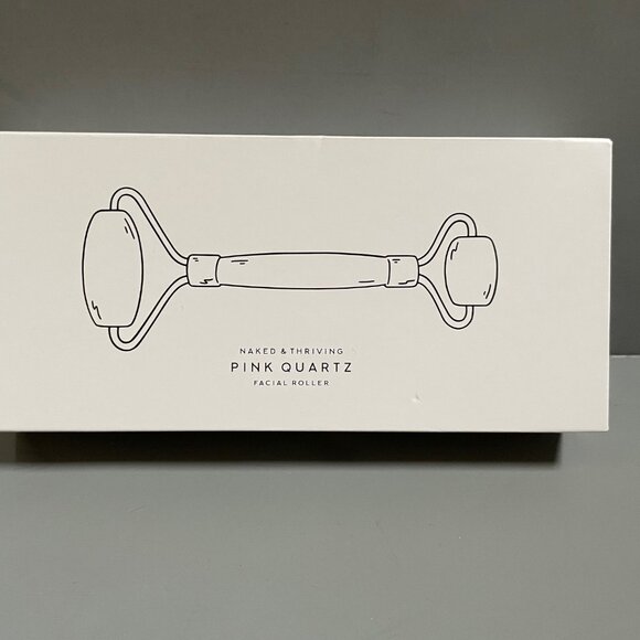 Rose Quartz Facial Massage Roller / NEW in box - Picture 3 of 4